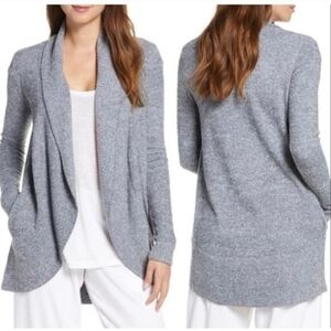 Barefoot Dreams CozyChic Cocoon Cardigan XS/S Blue-Gray
